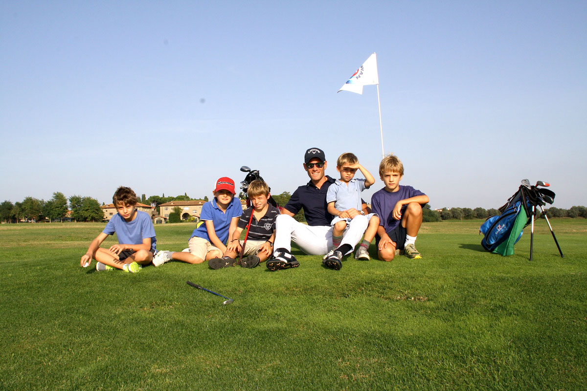 Bambini e il gioco del golf